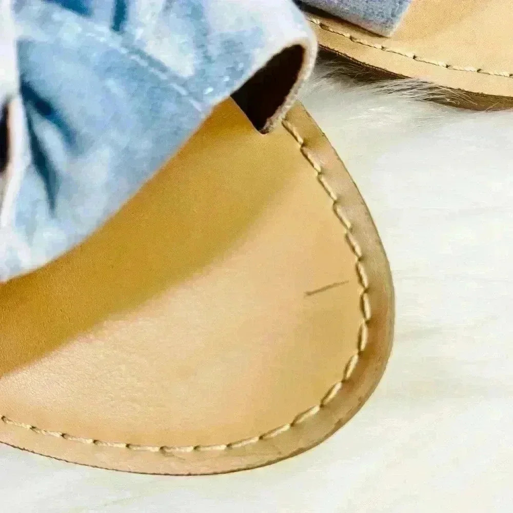 Universal Thread Melody Sandals in Blue - Picture 6 of 8
